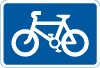 Recommended route for cycles